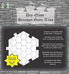 Hexagon Game Tiles (Dry - Erase)